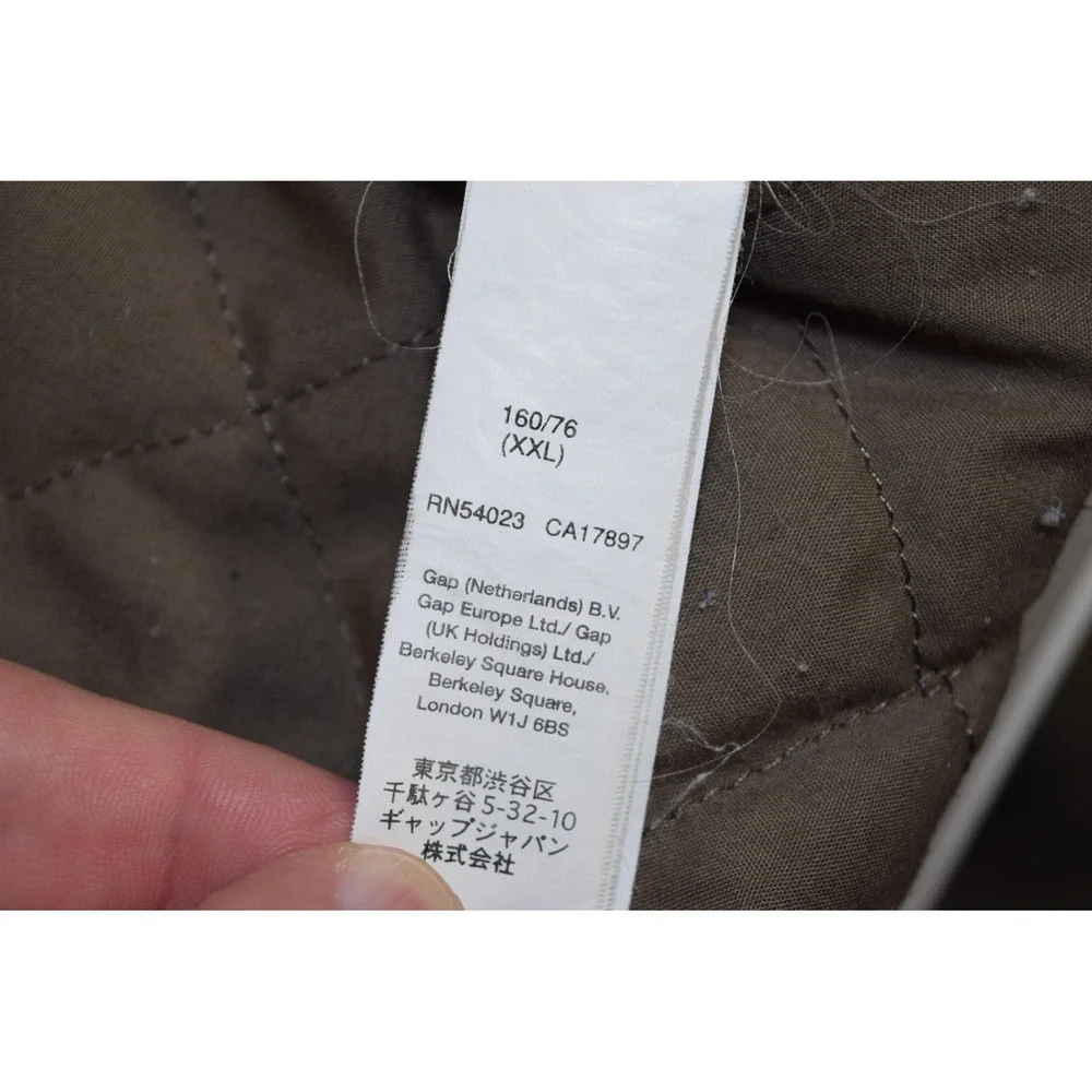 Gap Kids Jacket Army Green Military Paratrooper Utility Field Jacket BOYS XXL 14